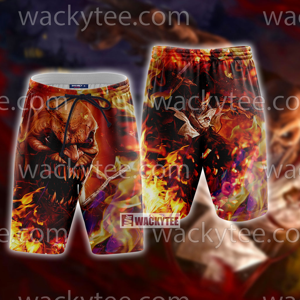 Mortal Kombat Baraka 3D T-shirt Beach Shorts