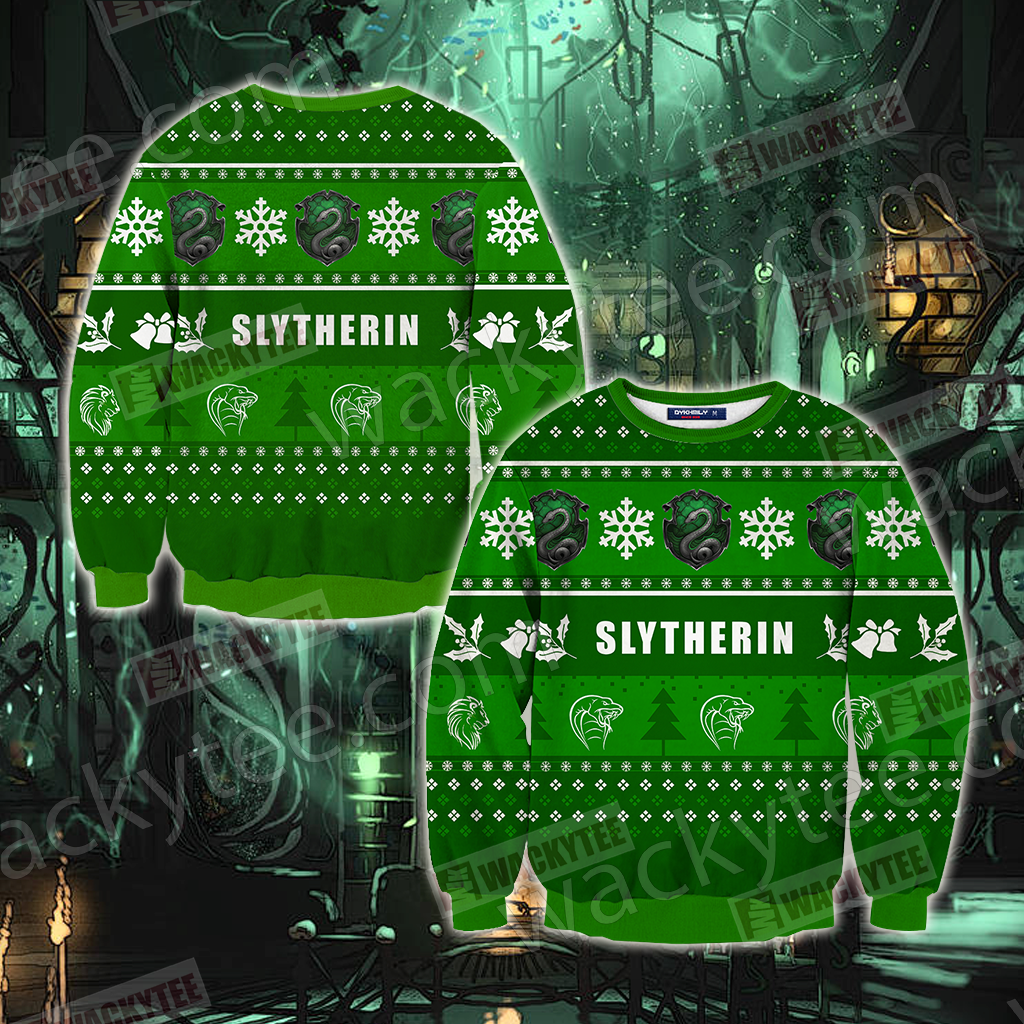 Harry Potter - Slytherin House New Version Unisex 3D Sweater   