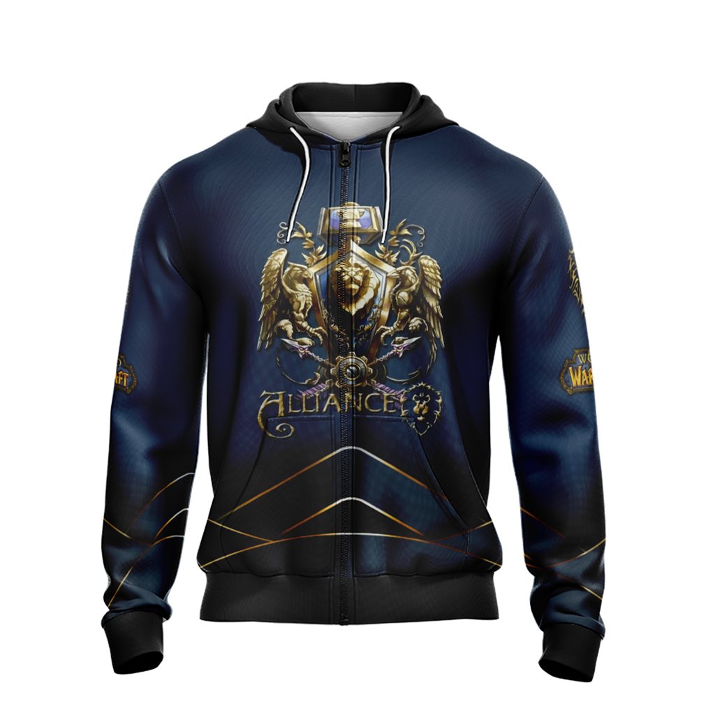 World Of Warcraft - Alliance races crest Unisex 3D T-shirt