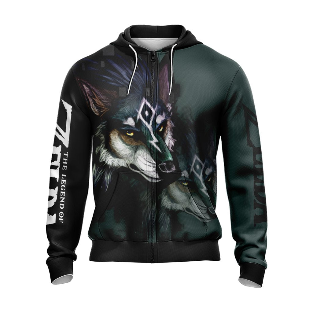 The Legend Of Zelda Link Wolf Unisex 3D T-shirt