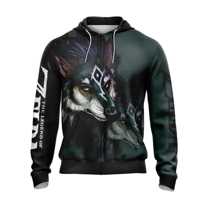The Legend Of Zelda Link Wolf Unisex 3D T-shirt