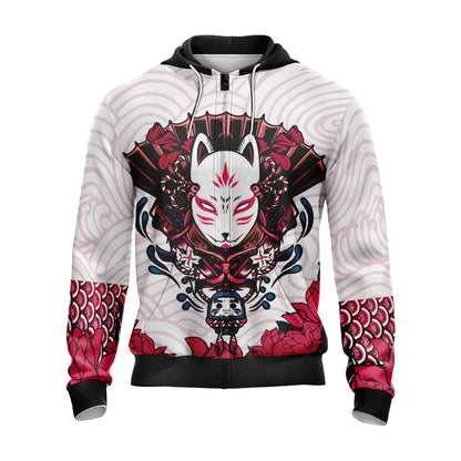 Naruto Kitsune Mask Unisex 3D T-shirt
