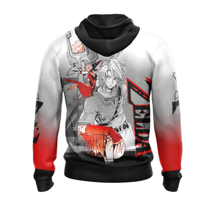 The legend of Zelda Link and Midna Unisex 3D T-shirt