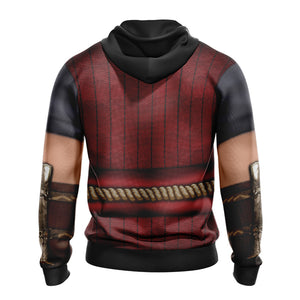 Mortal Kombat Liu Kang Cosplay Unisex 3D T-shirt Zip Hoodie   