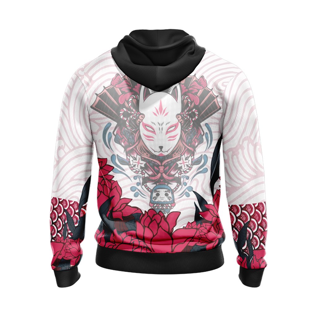 Naruto Kitsune Mask Unisex 3D T-shirt