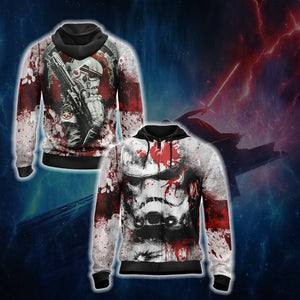 Star Wars: The Empire Unisex 3D T-shirt Zip Hoodie S 