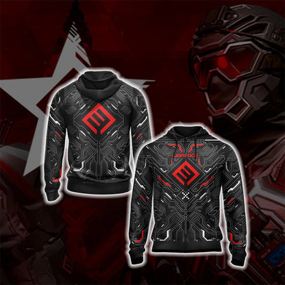 Warface Blackwood Logo Unisex 3D T-shirt Zip Hoodie