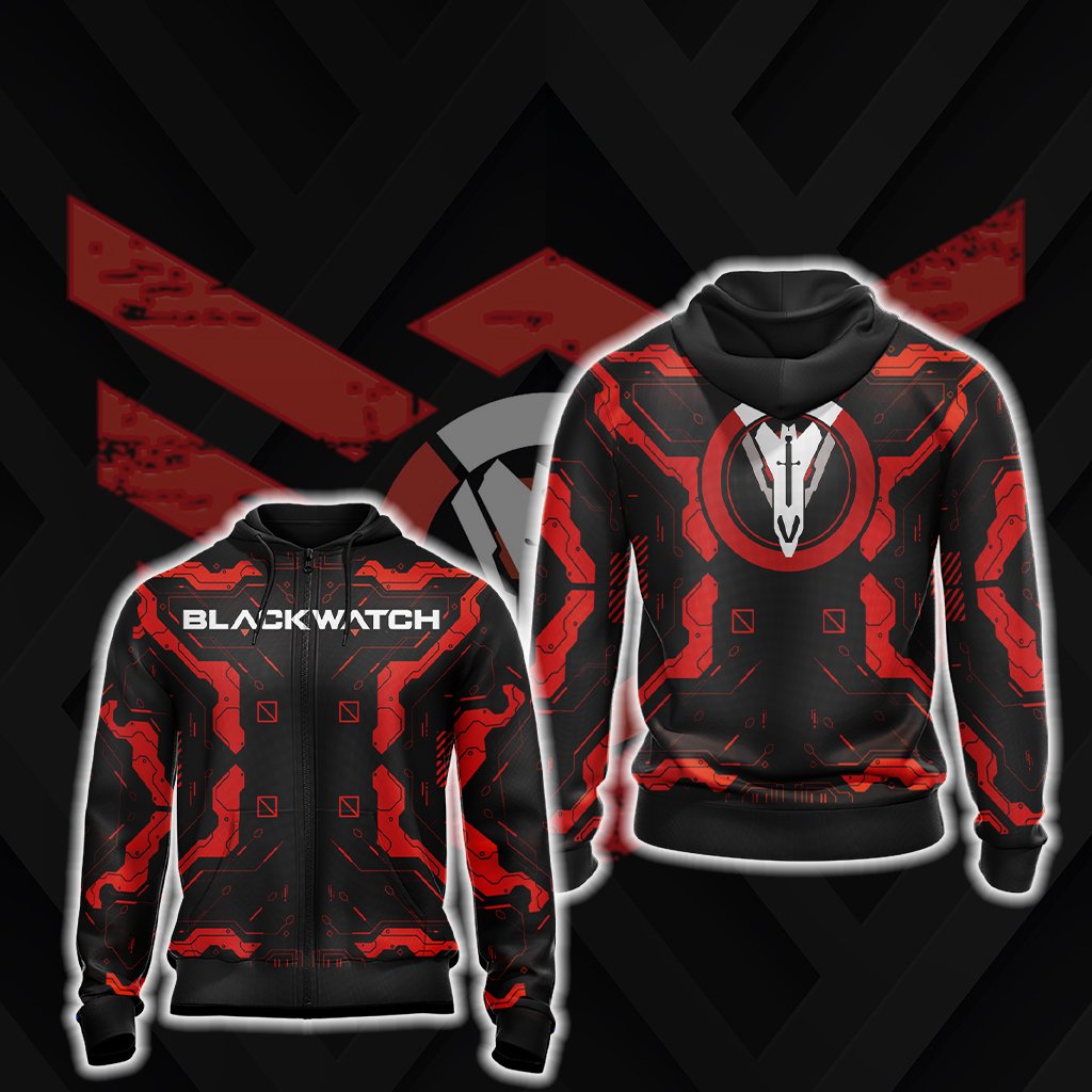 Overwatch - Blackwatch New Style Unisex 3D T-shirt Zip Hoodie