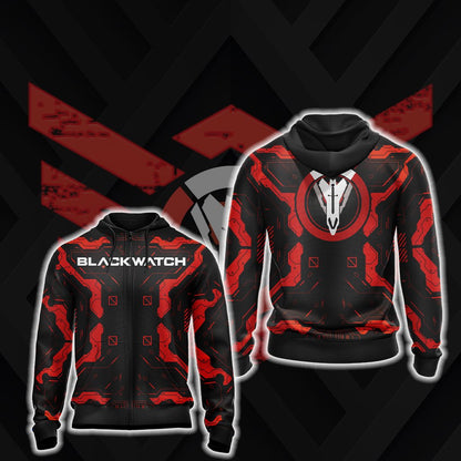 Overwatch - Blackwatch New Style Unisex 3D T-shirt Zip Hoodie