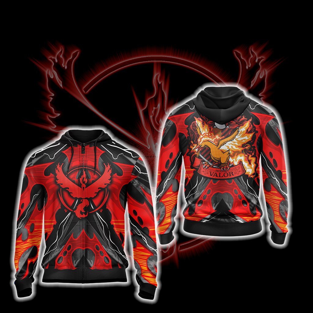 Pokemon - House Vailor Unisex 3D T-shirt Zip Hoodie