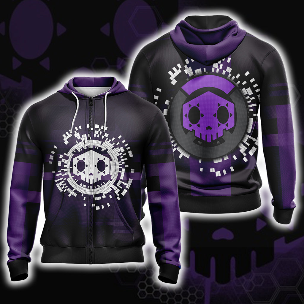 Overwatch - Sombra New Unisex 3D T-shirt Zip Hoodie