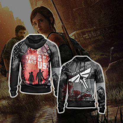 The Last of Us - When The Night Is Dark Look For The Light Unisex 3D T-shirt Zip Hoodie
