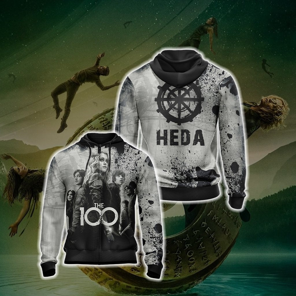 The 100 (Tv Show) - Heda Unisex 3D T-shirt Zip Hoodie