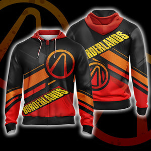 Borderlands Symbol New Unisex 3D T-shirt Zip Hoodie XS 