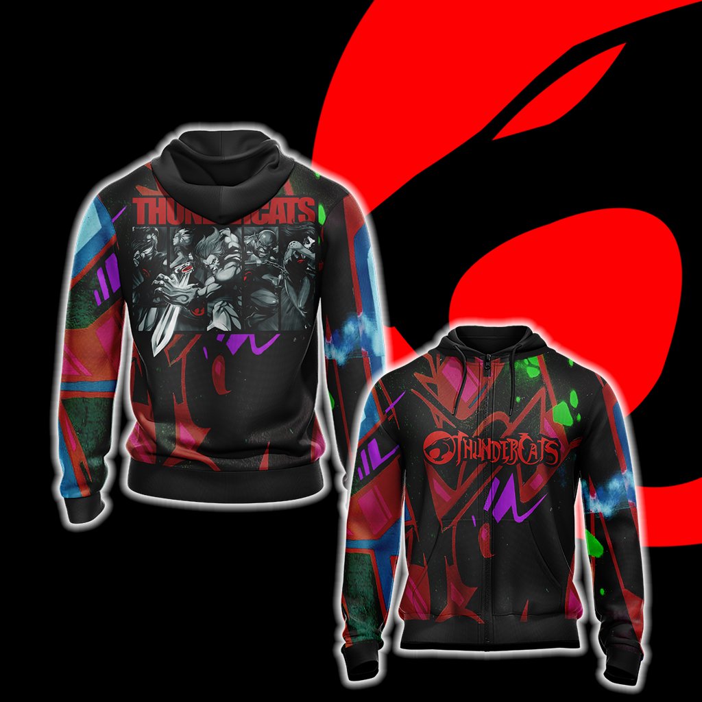 Thundercats New Unisex 3D T-shirt Zip Hoodie