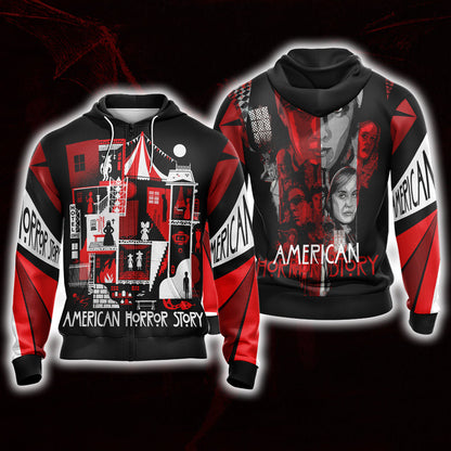 American Horror Story - Cult Unisex 3D T-shirt Zip Hoodie