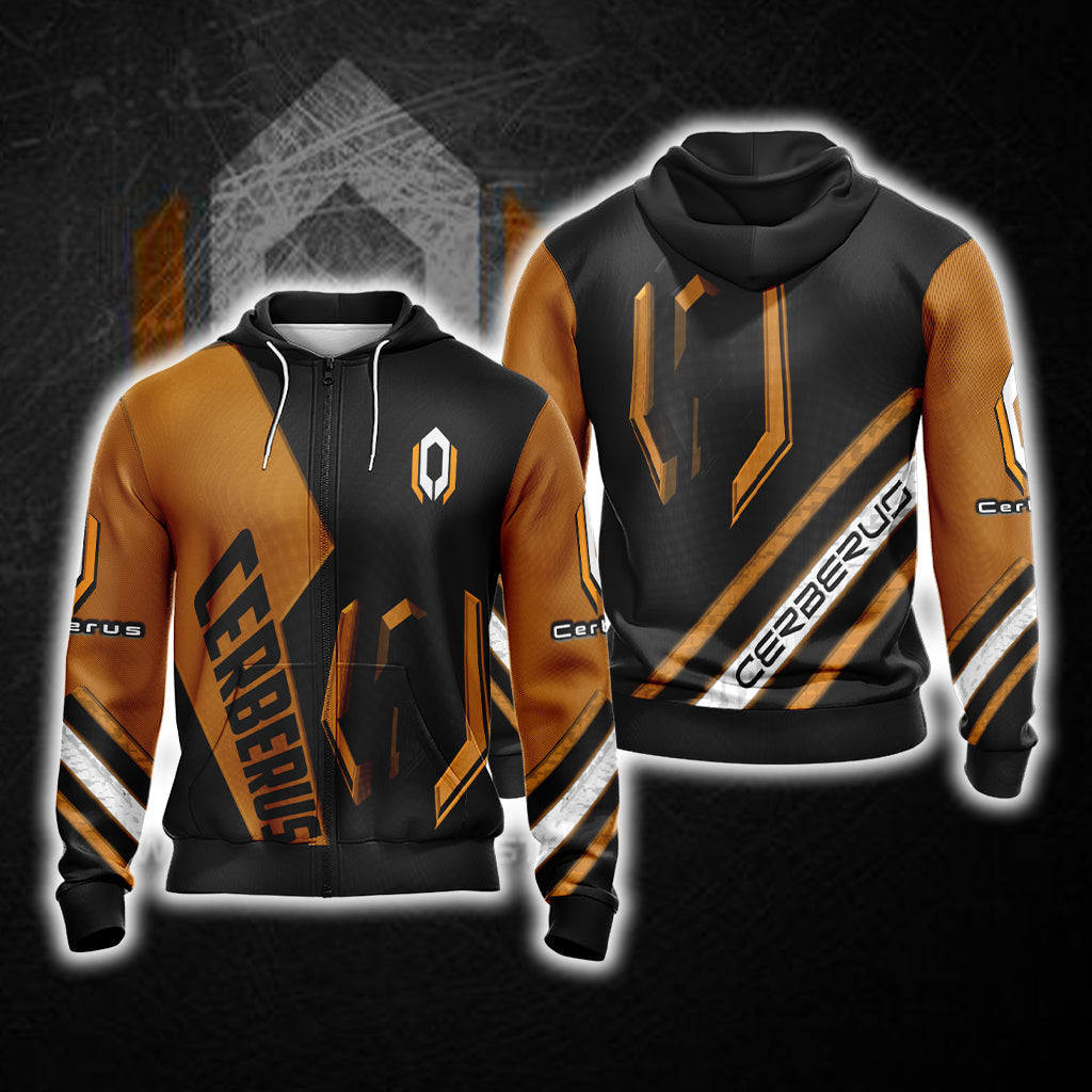 Mass Effect - Cerberus Unisex 3D T-shirt Zip Hoodie