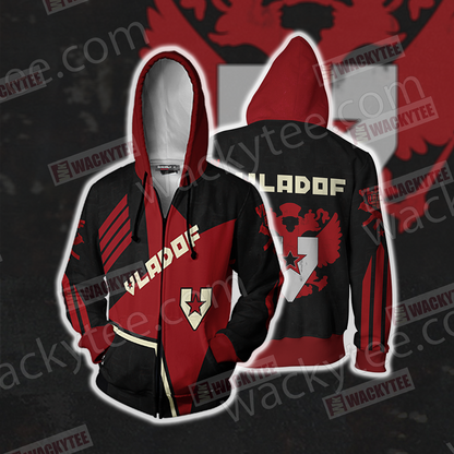 Borderlands Vladof Unisex 3D T-shirt Zip Hoodie