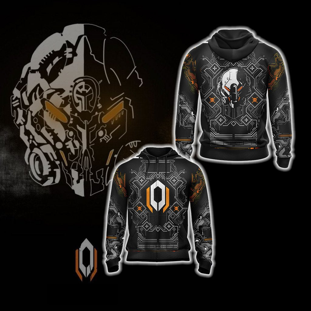 Mass Effect - Cerberus Humanity First Unisex 3D T-shirt Zip Hoodie
