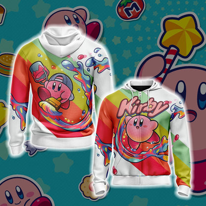 Kirby - Robobot Armor New Unisex 3D T-shirt Zip Hoodie