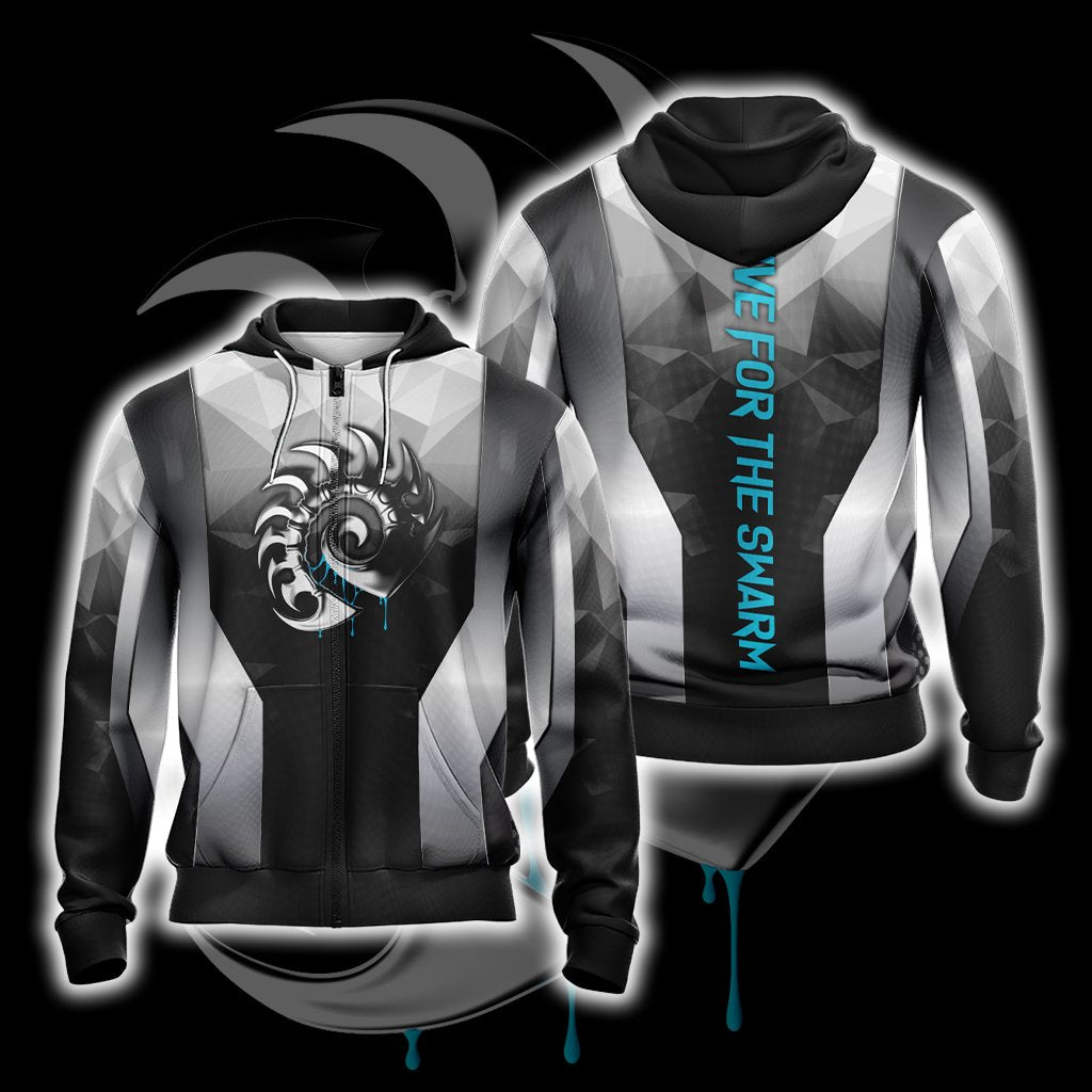 StarCraft - Zerg Unisex 3D T-shirt Zip Hoodie