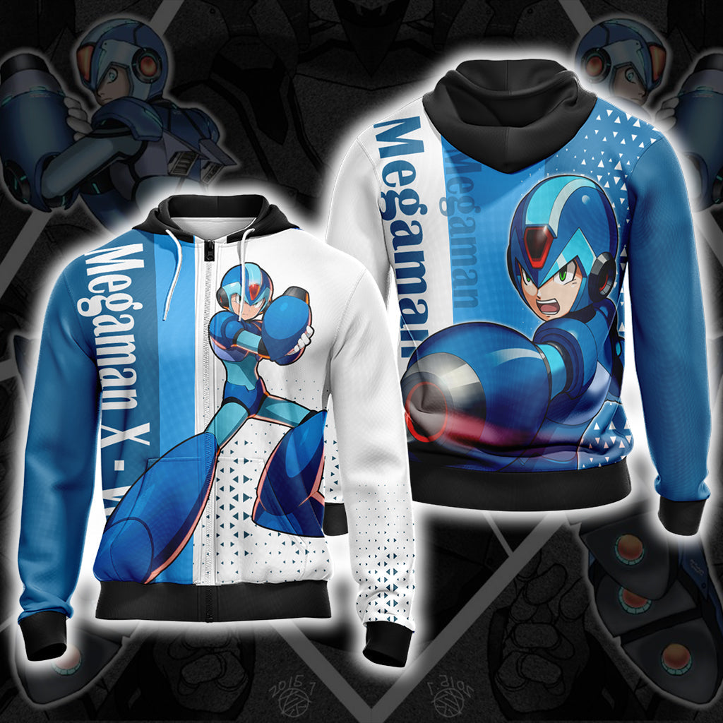 Megaman X - Ver.Ke Unisex 3D T-shirt Zip Hoodie