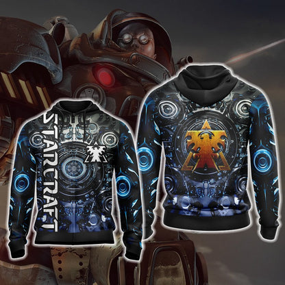 StarCraft Terran Unisex 3D T-shirt Zip Hoodie