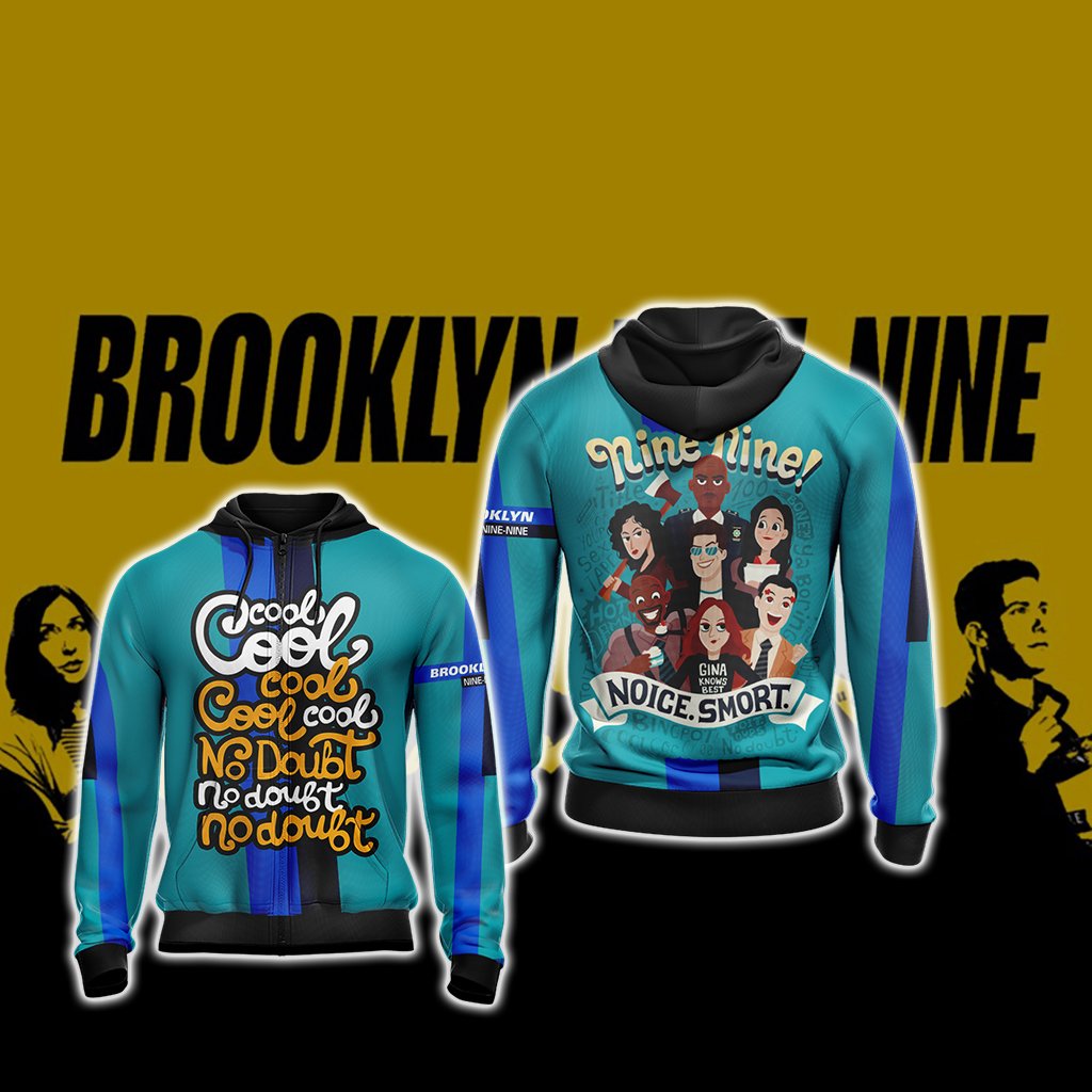 Brooklyn Nine-Nine Unisex 3D T-shirt Zip Hoodie