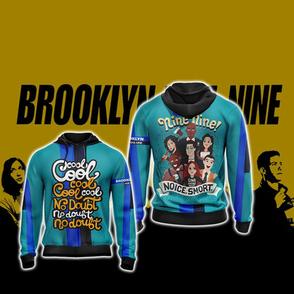 Brooklyn Nine-Nine Unisex 3D T-shirt Zip Hoodie