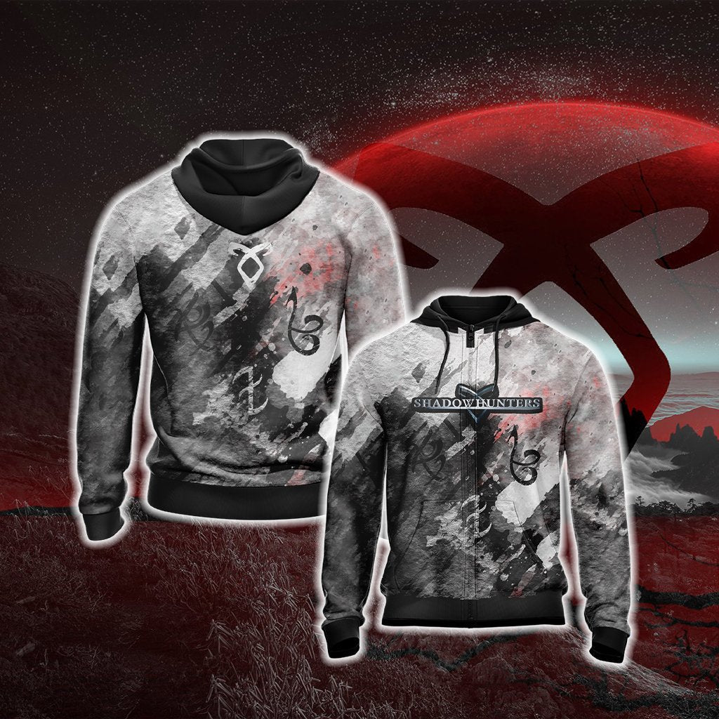 Shadowhunter Version TV Show Unisex 3D T-shirt Zip Hoodie