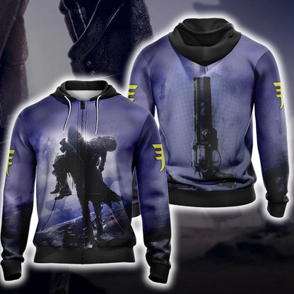 Destiny 2: Forsaken New Unisex 3D T-shirt Zip Hoodie