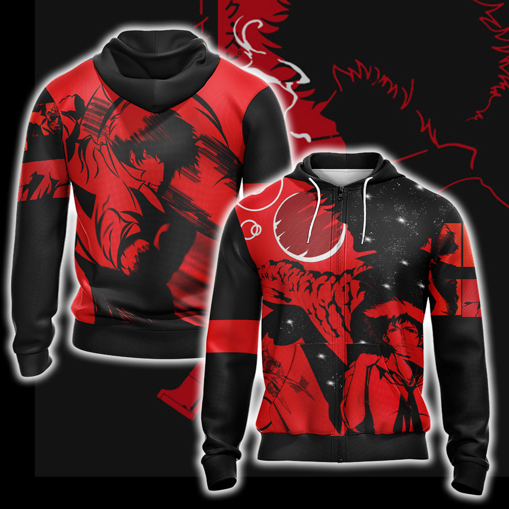Cowboy Bebop Unisex 3D T-shirt Zip Hoodie