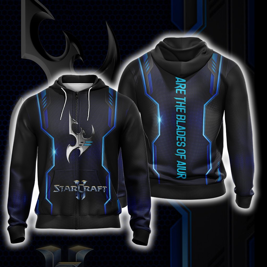 StarCraft - Protoss New Unisex 3D T-shirt Zip Hoodie