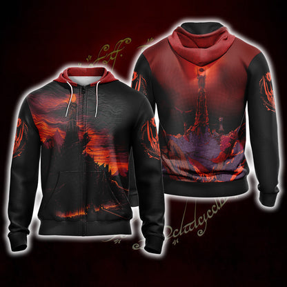 Lord Of The Ring New Look Unisex 3D T-shirt Zip Hoodie