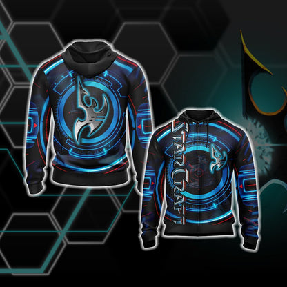 StarCraft Protoss Unisex 3D T-shirt Zip Hoodie