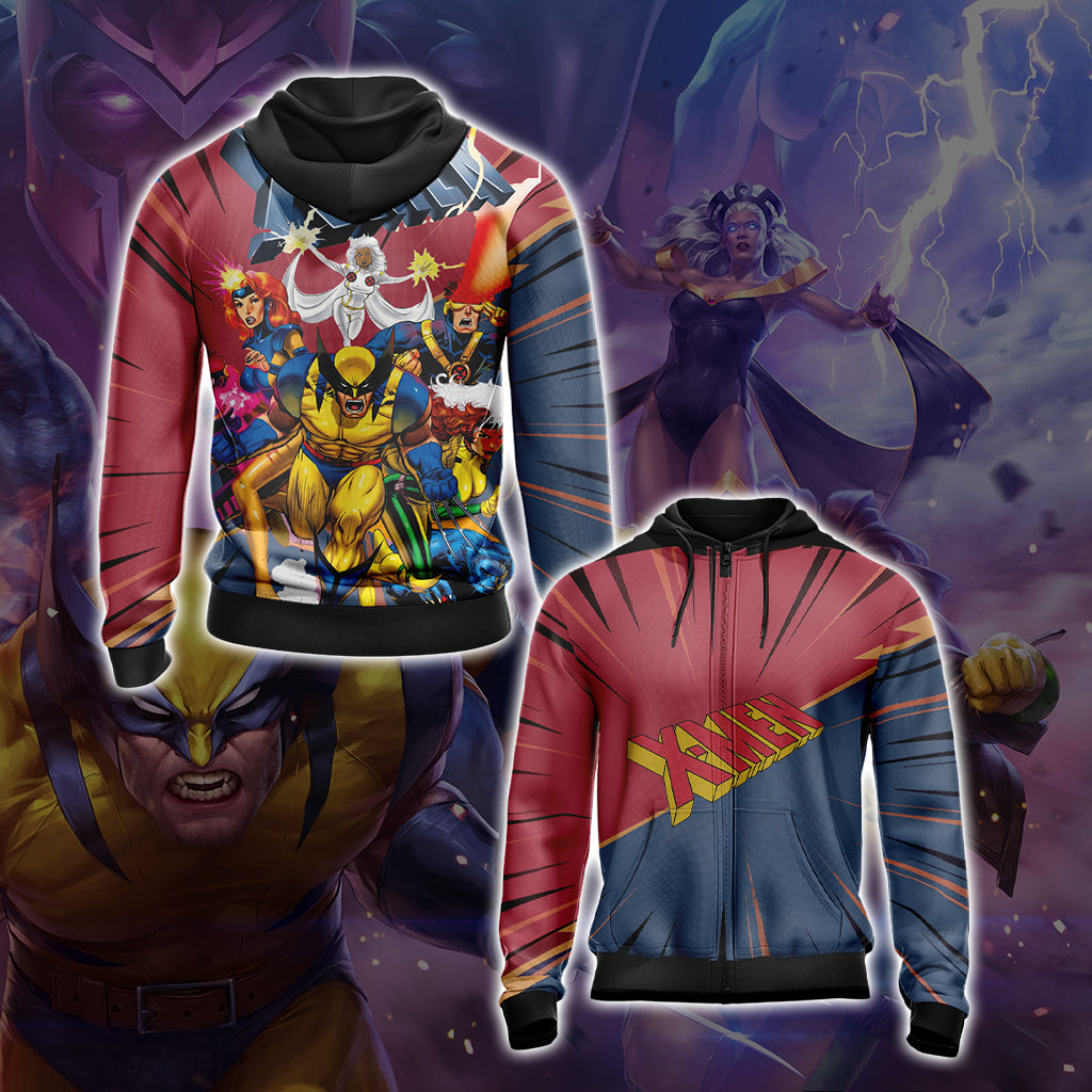 X-men Character New Unisex 3D T-shirt Zip Hoodie
