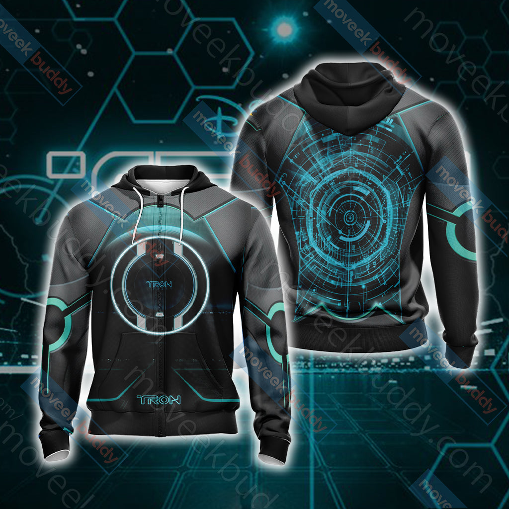 Tron Legacy New Unisex 3D T-shirt Zip Hoodie