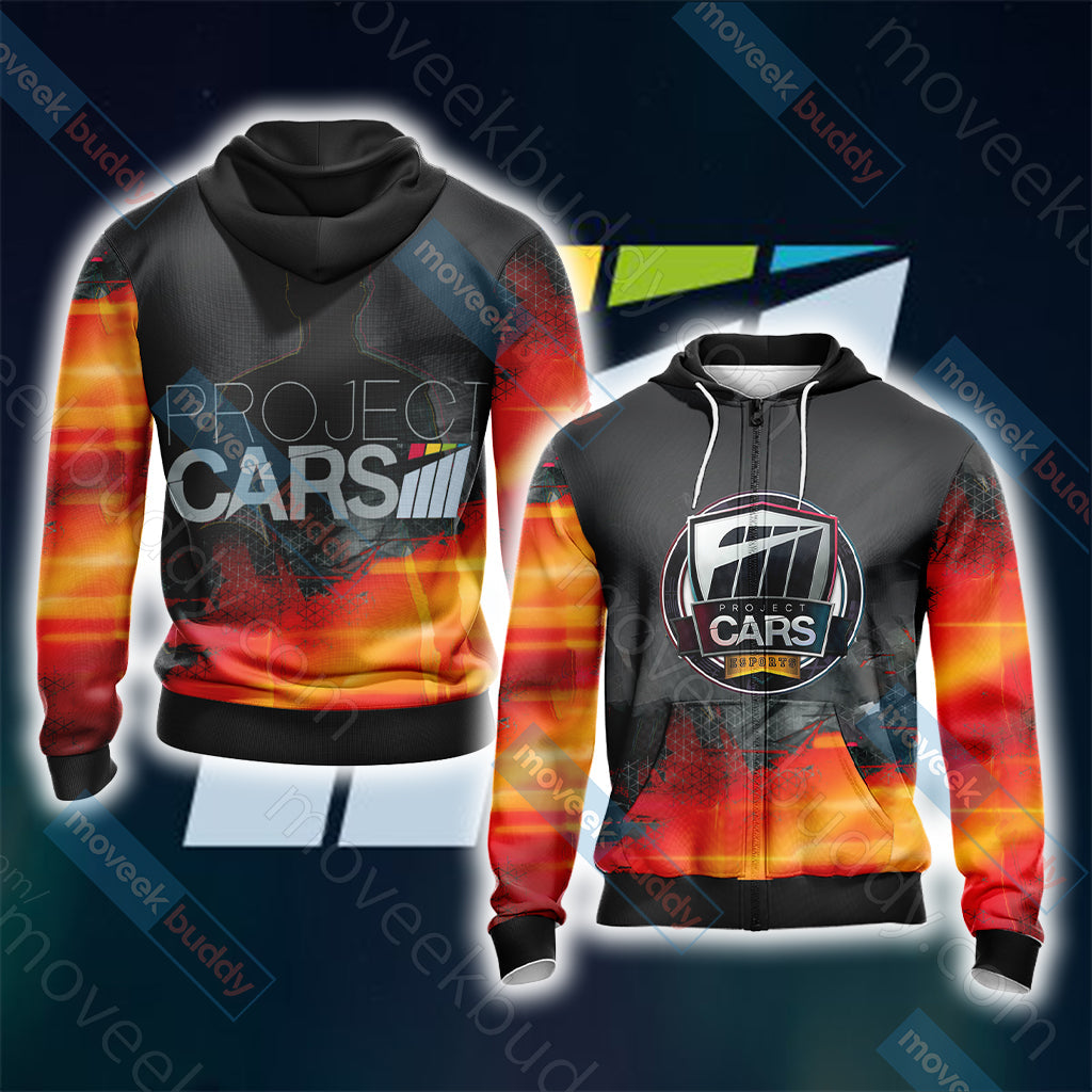 Project CARS Unisex 3D T-shirt Zip Hoodie