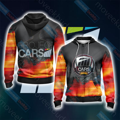 Project CARS Unisex 3D T-shirt Zip Hoodie