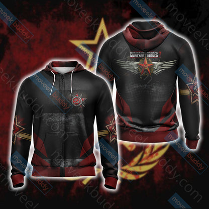 Company of Heroes 2 Unisex 3D T-shirt Zip Hoodie XS 