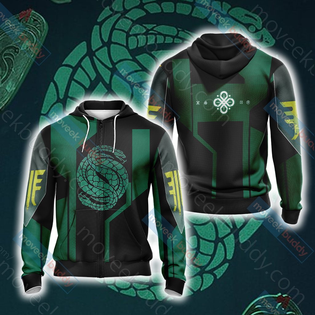 Destiny - Gambit Unisex 3D T-shirt Zip Hoodie