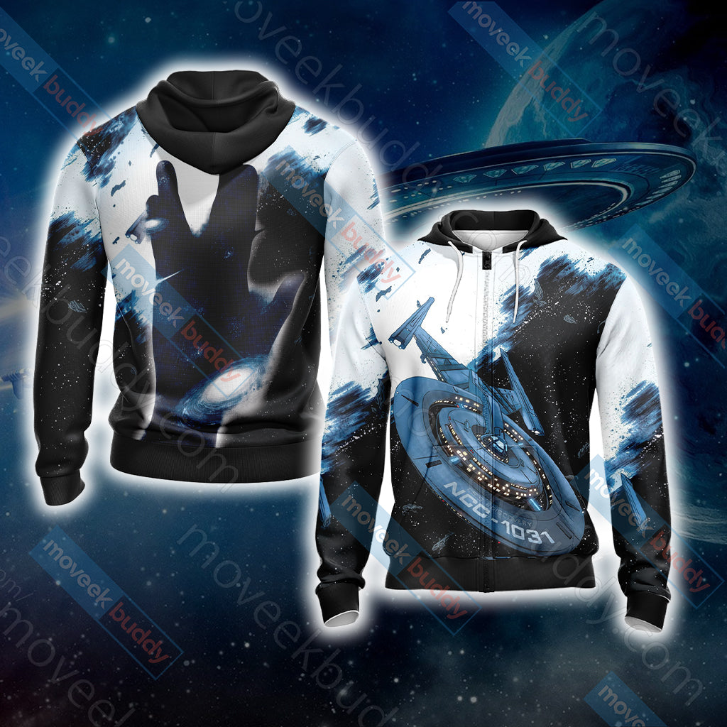 Star Trek New Unisex 3D T-shirt Zip Hoodie