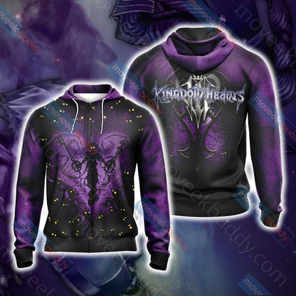 Kingdom Hearts New Collection Unisex 3D T-shirt Zip Hoodie