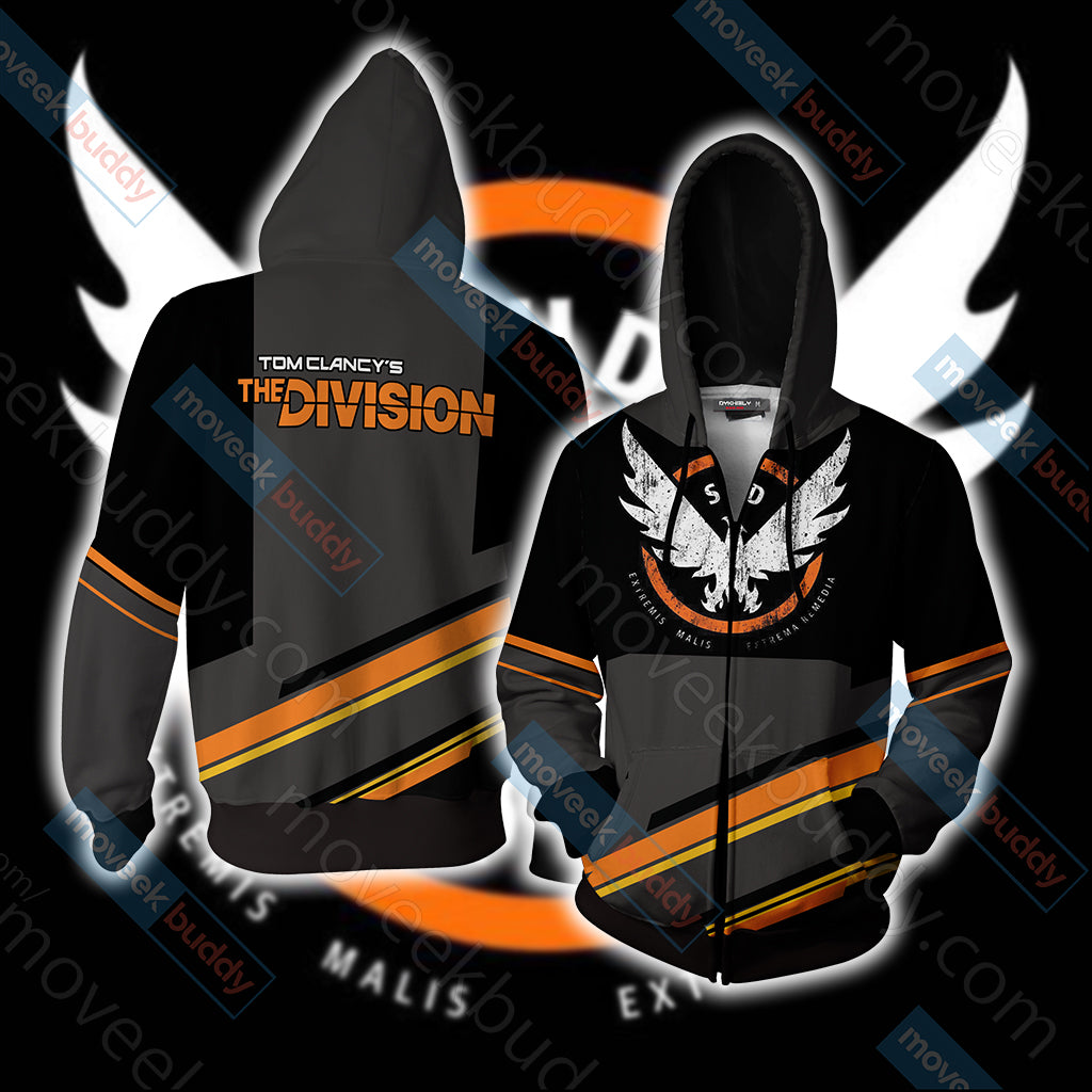 Tom Clancy's The Division Unisex 3D T-shirt Zip Hoodie