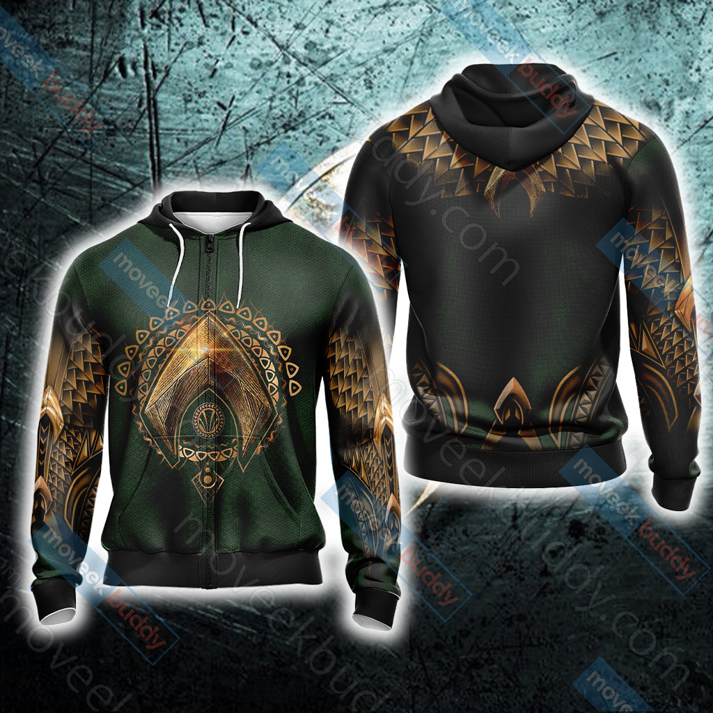 Aquaman New Unisex 3D T-shirt Zip Hoodie