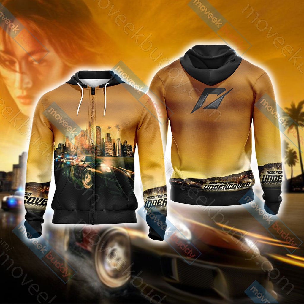 Need for Speed: Undercover Unisex 3D T-shirt Zip Hoodie