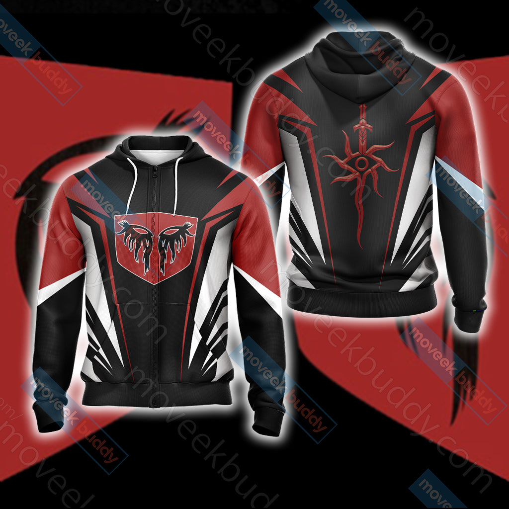 Dragon Age - House Arainai Unisex 3D T-shirt Zip Hoodie