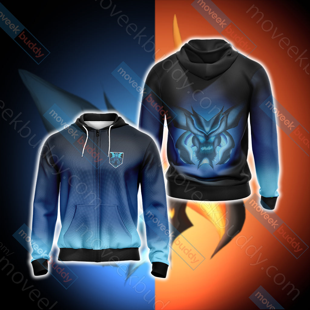 Devil May Cry - Vergil Sin Devil Trigger Unisex 3D T-shirt Zip Hoodie