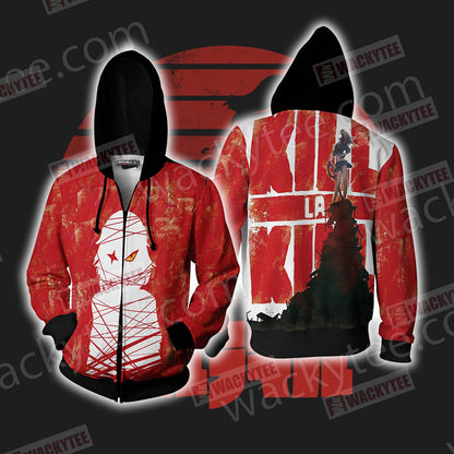 Kill La Kill New Unisex 3D T-shirt Zip Hoodie