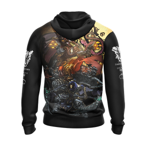 Darksiders 4 Horsemen Unisex 3D T-shirt Zip Hoodie   